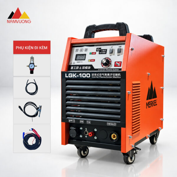 Máy cắt plasma, hiệu Merkel. Model: LGK-100A (Mặt trắng)