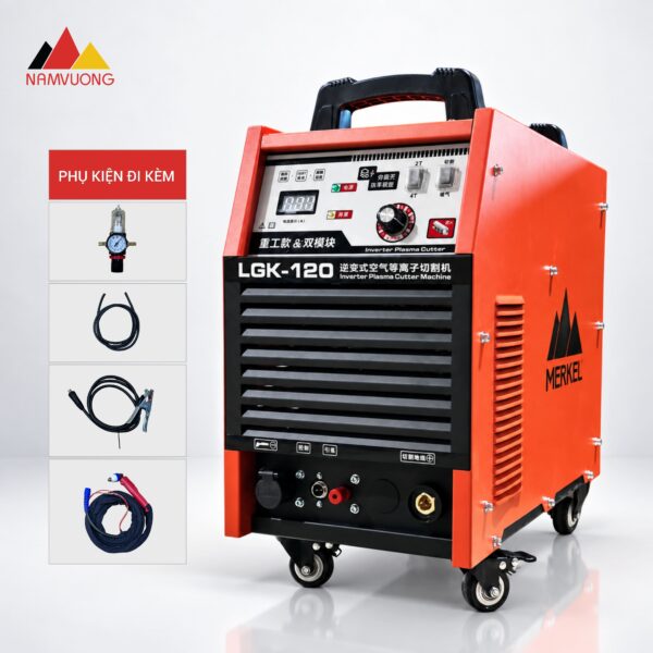 Máy cắt plasma, hiệu Merkel. Model: LGK-120A (mặt trắng)