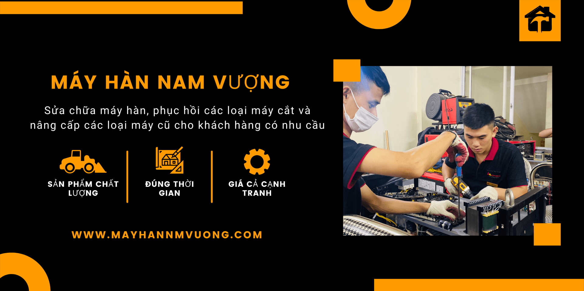 Sửa chữa máy hàn tại Nam Vượng