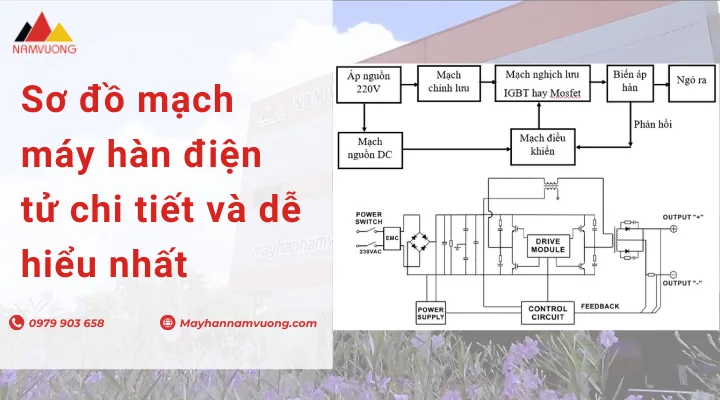 Sơ đồ mạch máy hàn điện tử