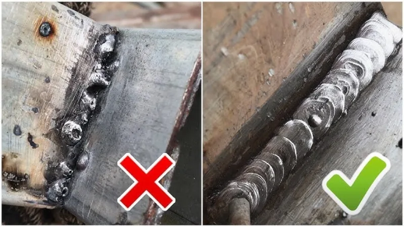 Cách xử lý lỗi thường gặp khi hàn sắt