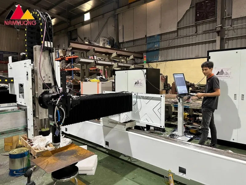 Quy trình chế tạo máy cắt laser