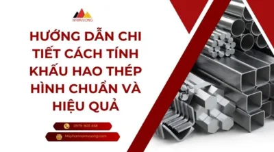 cách tính khấu hao thép hình