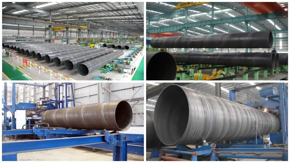 Quy trình sản xuất ống thép hàn xoắn