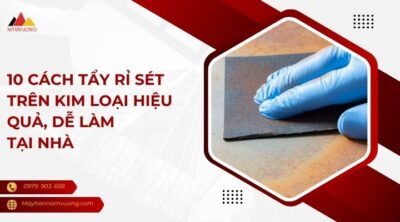 cách tẩy rỉ sét trên kim loại​