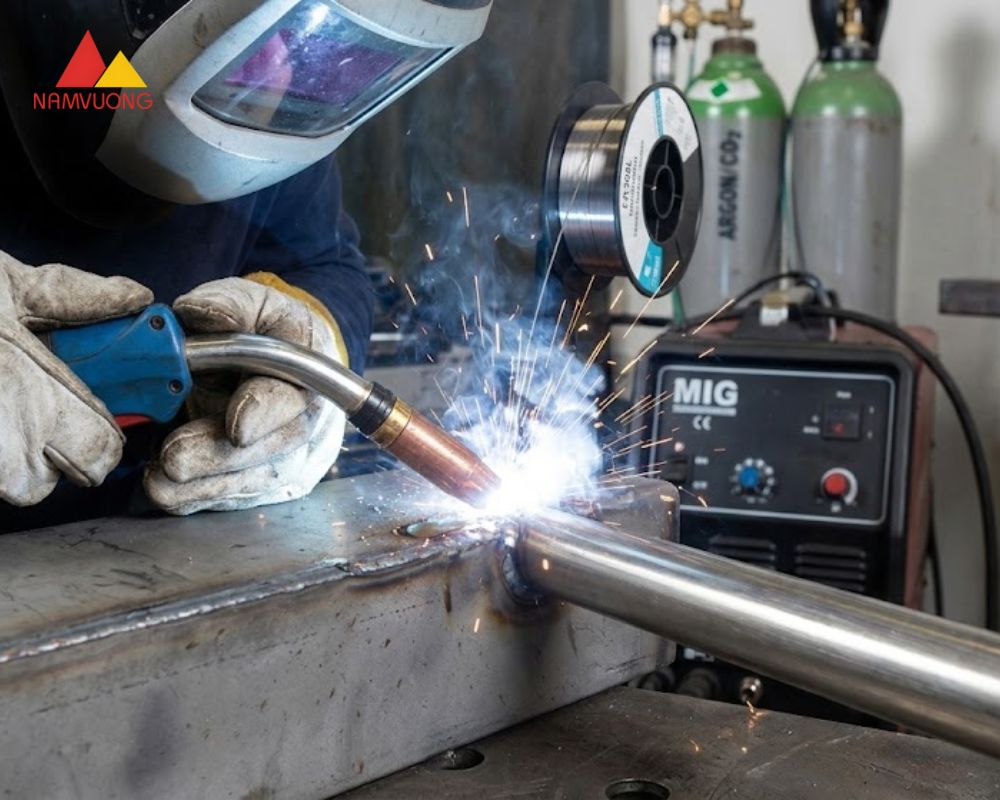Phương pháp hàn sắt với inox phù hợp