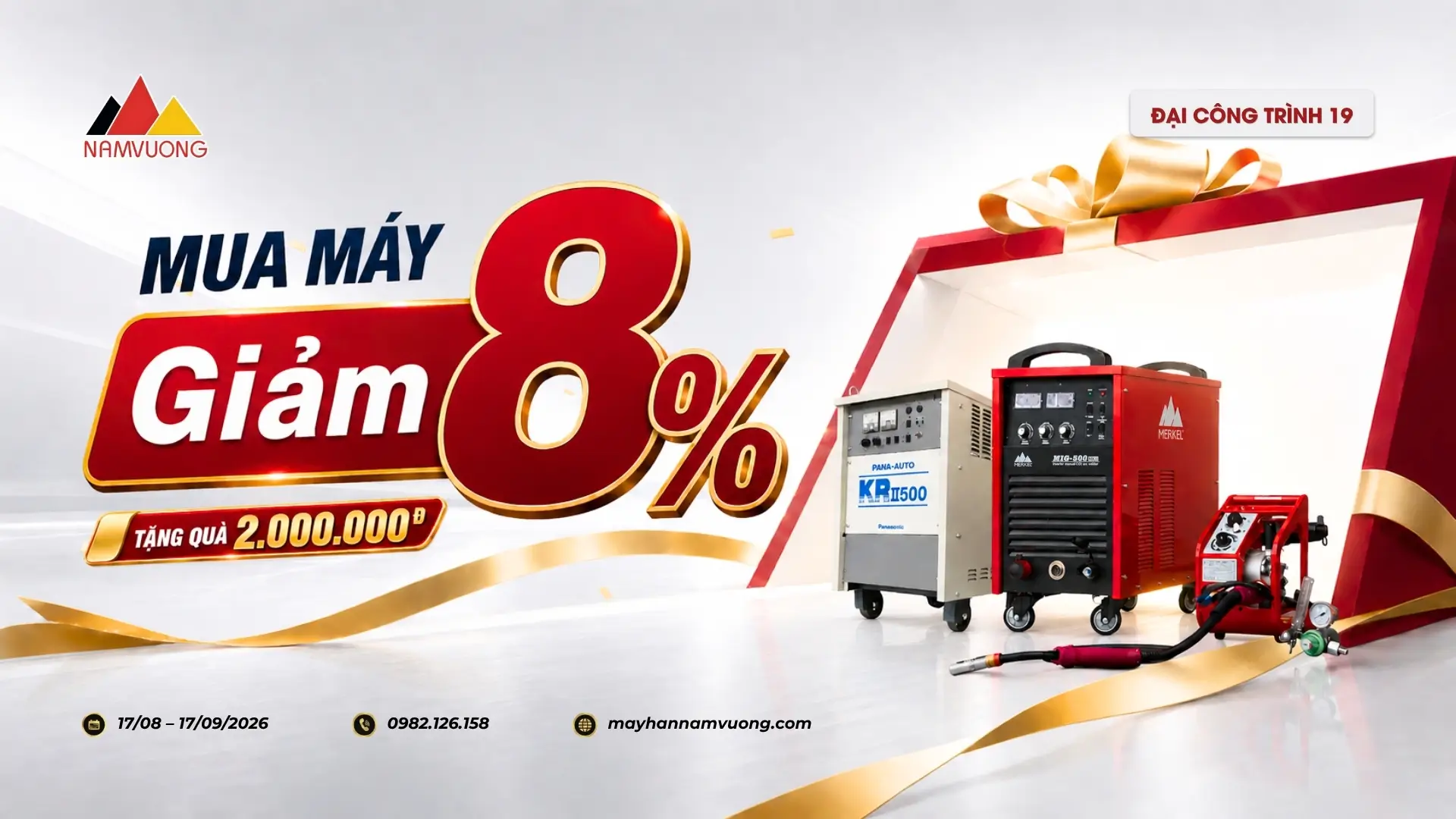 CHƯƠNG TRÌNH “ĐẠI CÔNG TRÌNH 19” – MỪNG SINH NHẬT 19 TUỔI, ƯU ĐÃI CỰC KHỦNG
